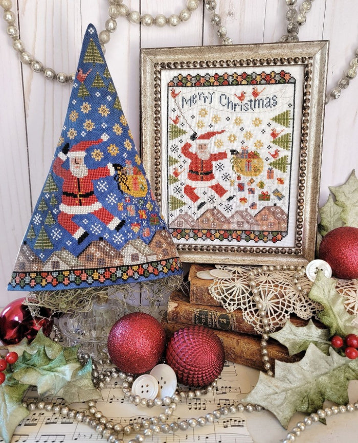 Tenth Day Of Christmas Sampler And Tree by Hello From Liz Mathews