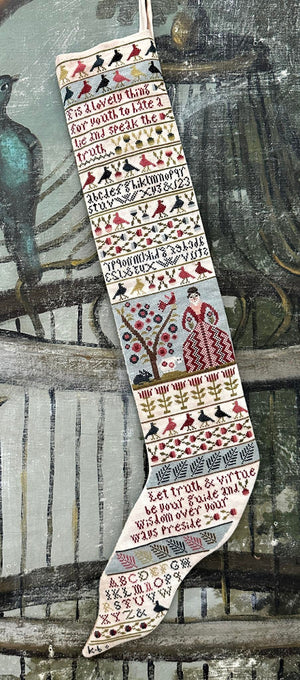 Truth & Virtu Stocking by Kathy Barrick