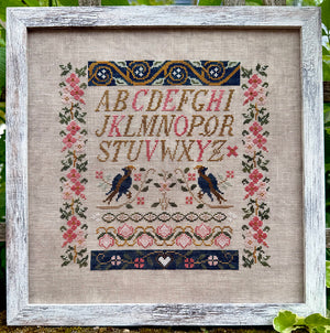 Two Blue Bird Sampler by Jan Hicks Creates
