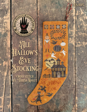 All Hallow's Eve Stocking design by Teresa Kogut's Creative Whims