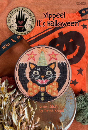 Yippee! It's Halloween cross stitch design by Teresa Kogut's Creative Whims