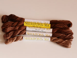 NPI Antique Brown Range Silk Thread
