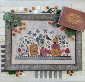 Autumn Cloche Cross Stitch Design by Hello from Liz Mathews