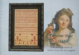 Caroline Page 1832 Sampler
