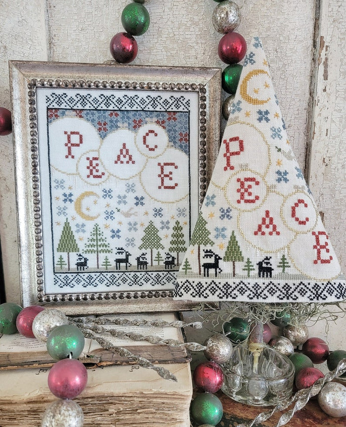 Fifth Day of Christmas Sampler & Tree by Hello from Liz Mathews