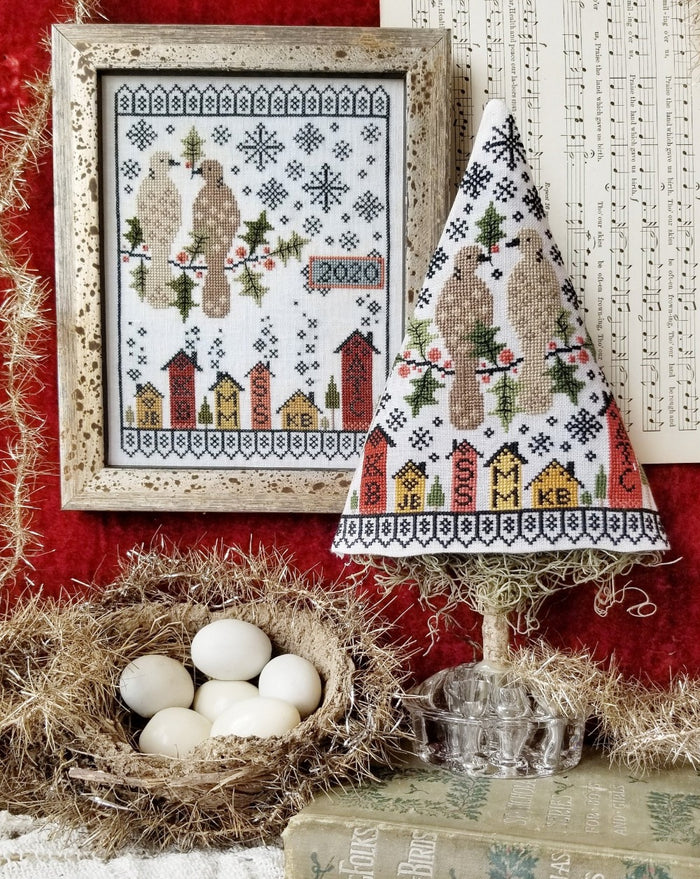 Second Day of Christmas Sampler & Tree by Hello from Liz Mathews