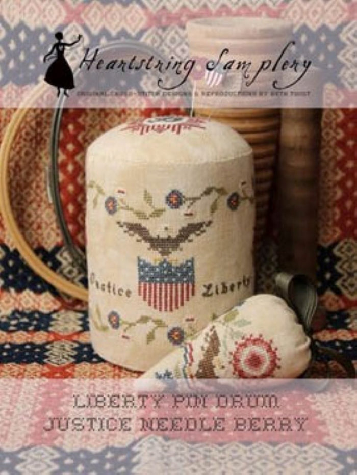 Liberty Pin Drum & Justice Needle Berry by Heartstring Samplery