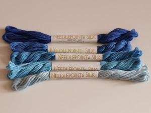 NPI Mediterranean Blue Range Silk Threads