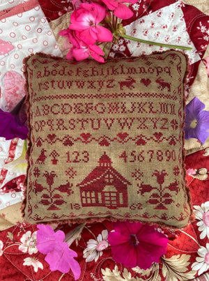 Little Red Schoolhouse 1862 by Pansy Patch Quilts and Stitchery